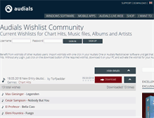 Tablet Screenshot of community.audials.com